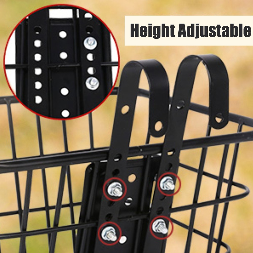 Bike Basket Hook Hanging Hooks Quick Release Hook Sturdy Adjustable for