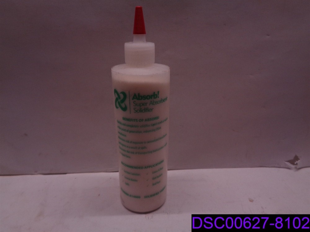 Absorb! Super Absorbent Solidifer Solidifies 1400cc, P/N A14000