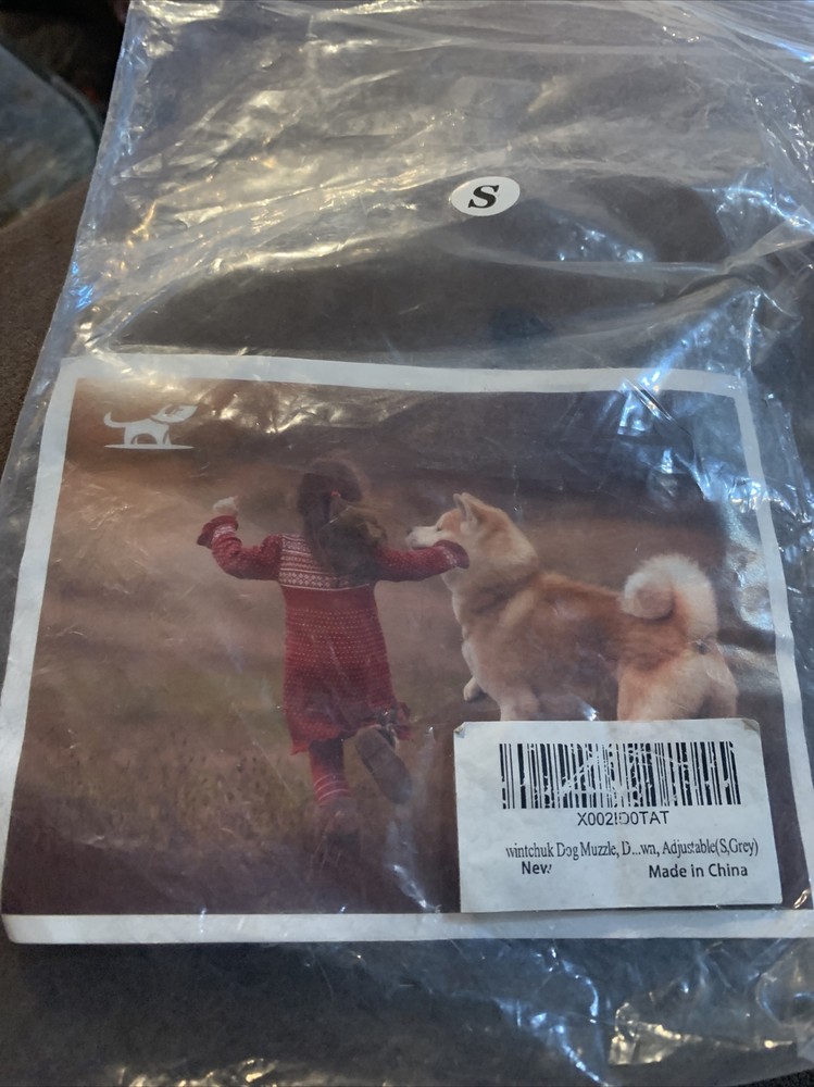 Dog Muzzle Wintchuk Small Grey Adjustable