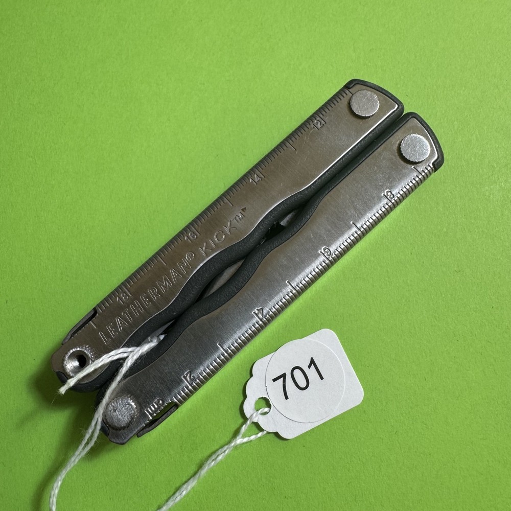 Leatherman Kick Plier Multi-Tool Multifunction Pocket Knife Stainless EDC #701