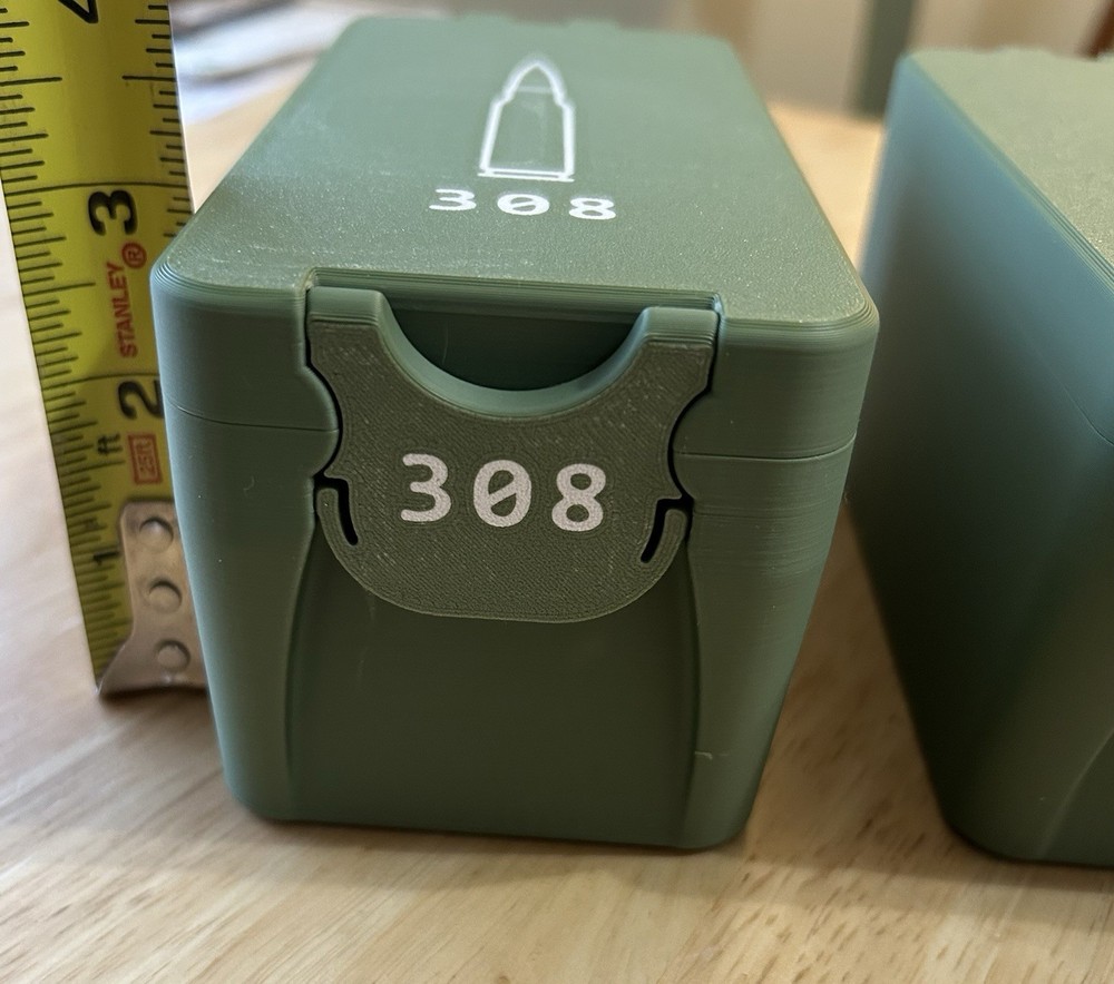 Set Of Two 308 Ammunition Boxes 50 Rounds Each