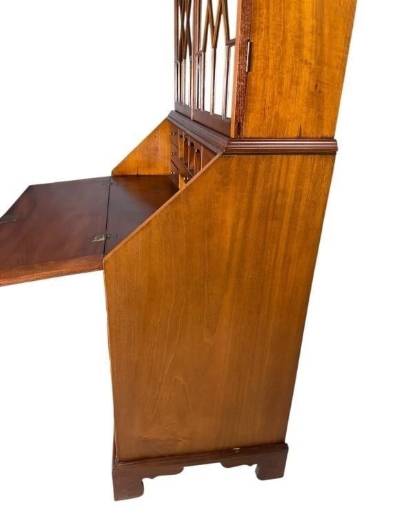 18TH CENT. SOLID MAHOGANY SECRETARY