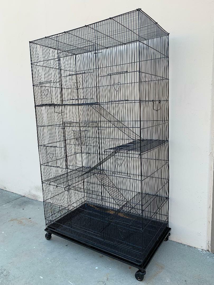 XLarge 5 Level Ferret Chinchilla Sugar Glider Rat Gerbil Critter Bird Cage Stand