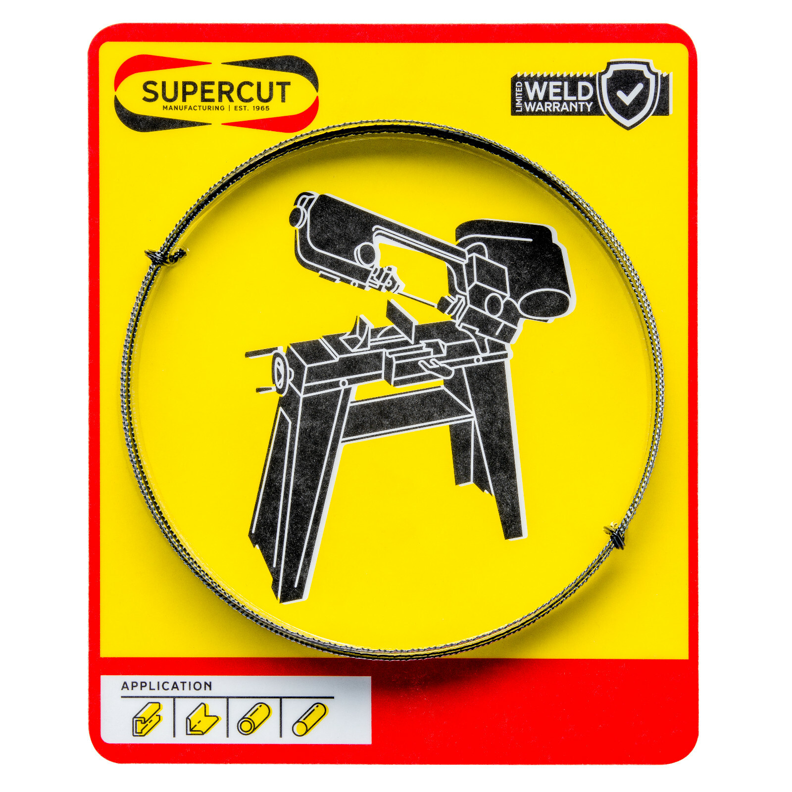 Supercut 64 1/2-inch x 1/2-inch x 10 TPI Carbon Tool Steel (Made in USA)