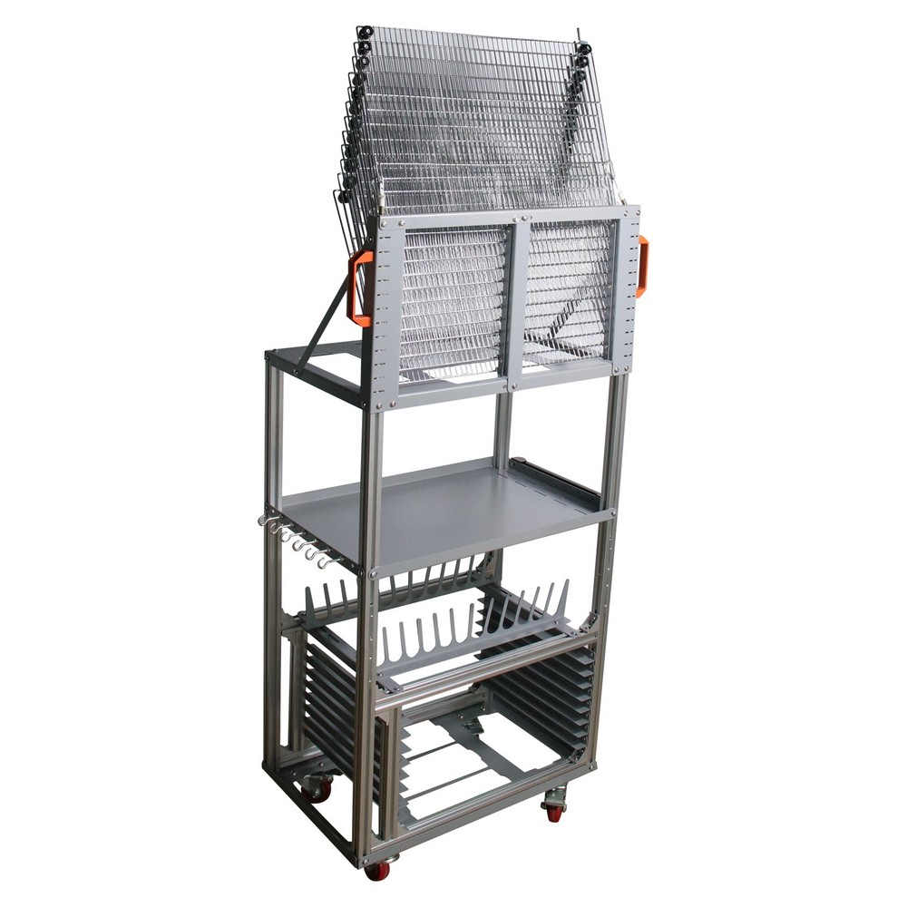 4-layer Screen Printing Tool Material Combination Rack for Screen Frames Squeege