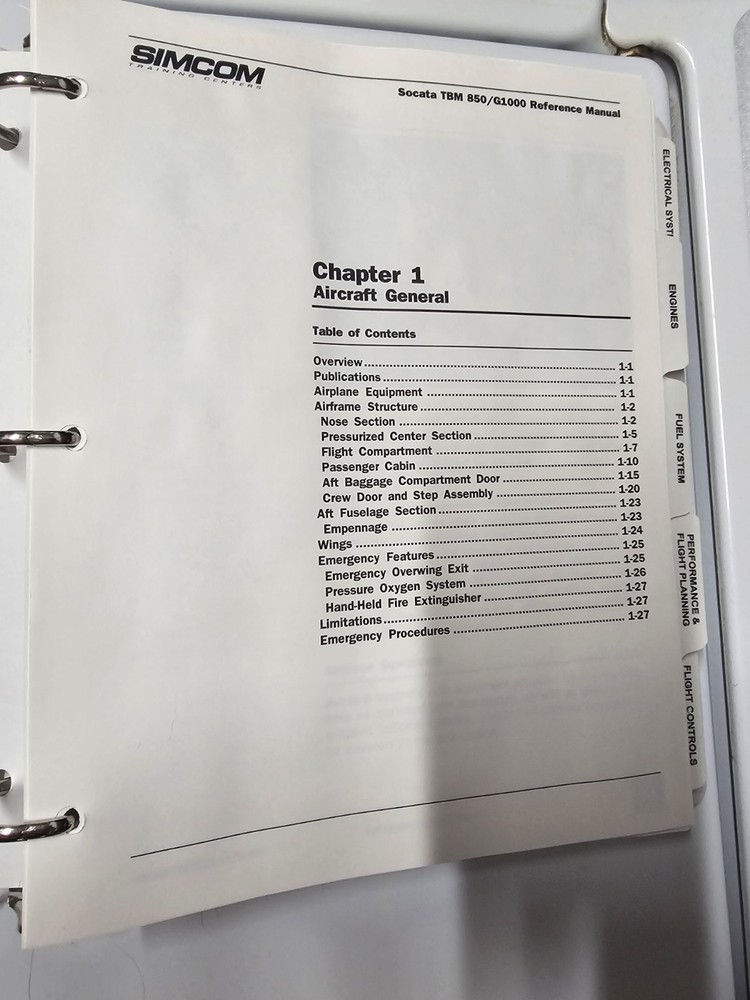 Socata TBM 850, G1000 Reference Manual