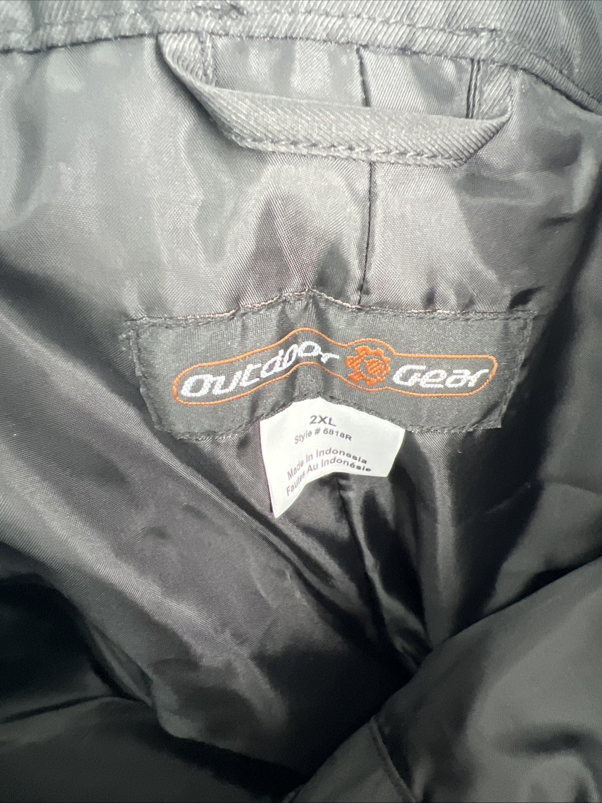 Outdoor Gear Men's Polar Snow Pants Black Insulated Waterproof Ski 2XL NWT