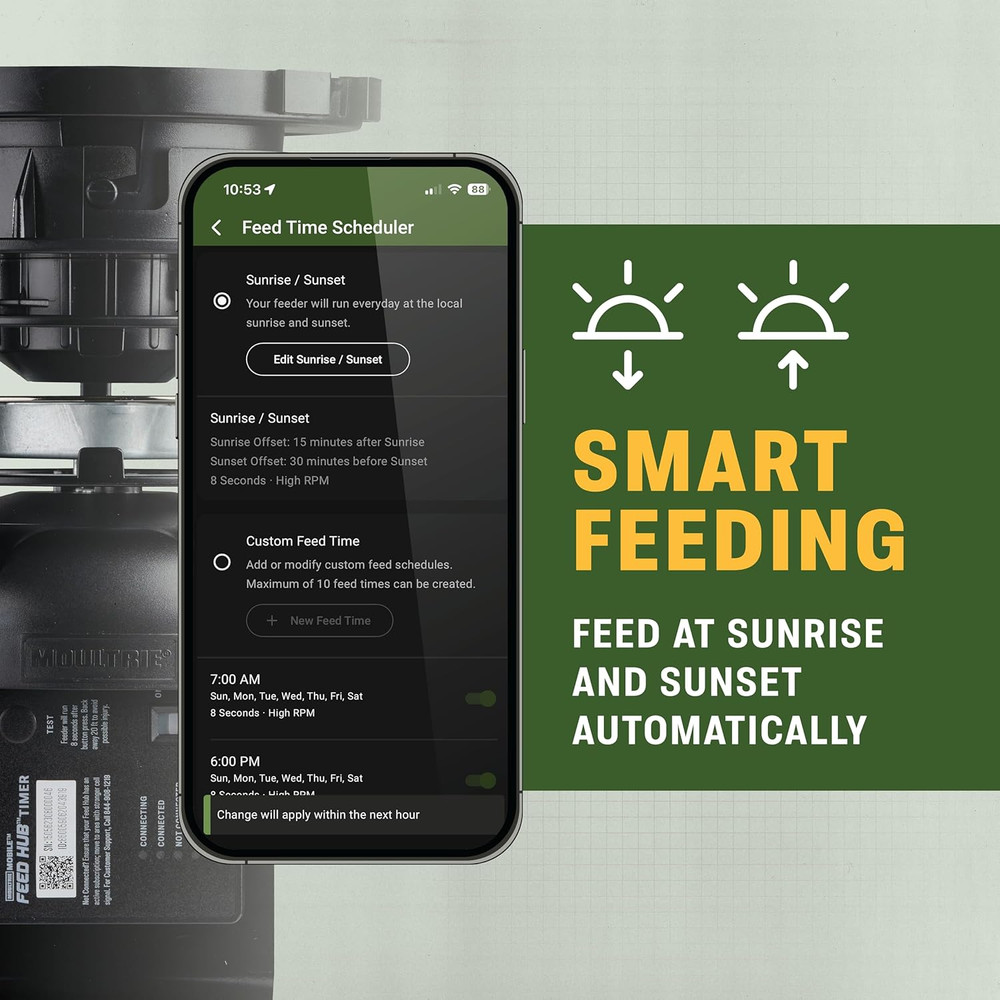 Pro Hunter 2 Cellular Feeder Kit with Feed Level Detector & Spincast Spreader