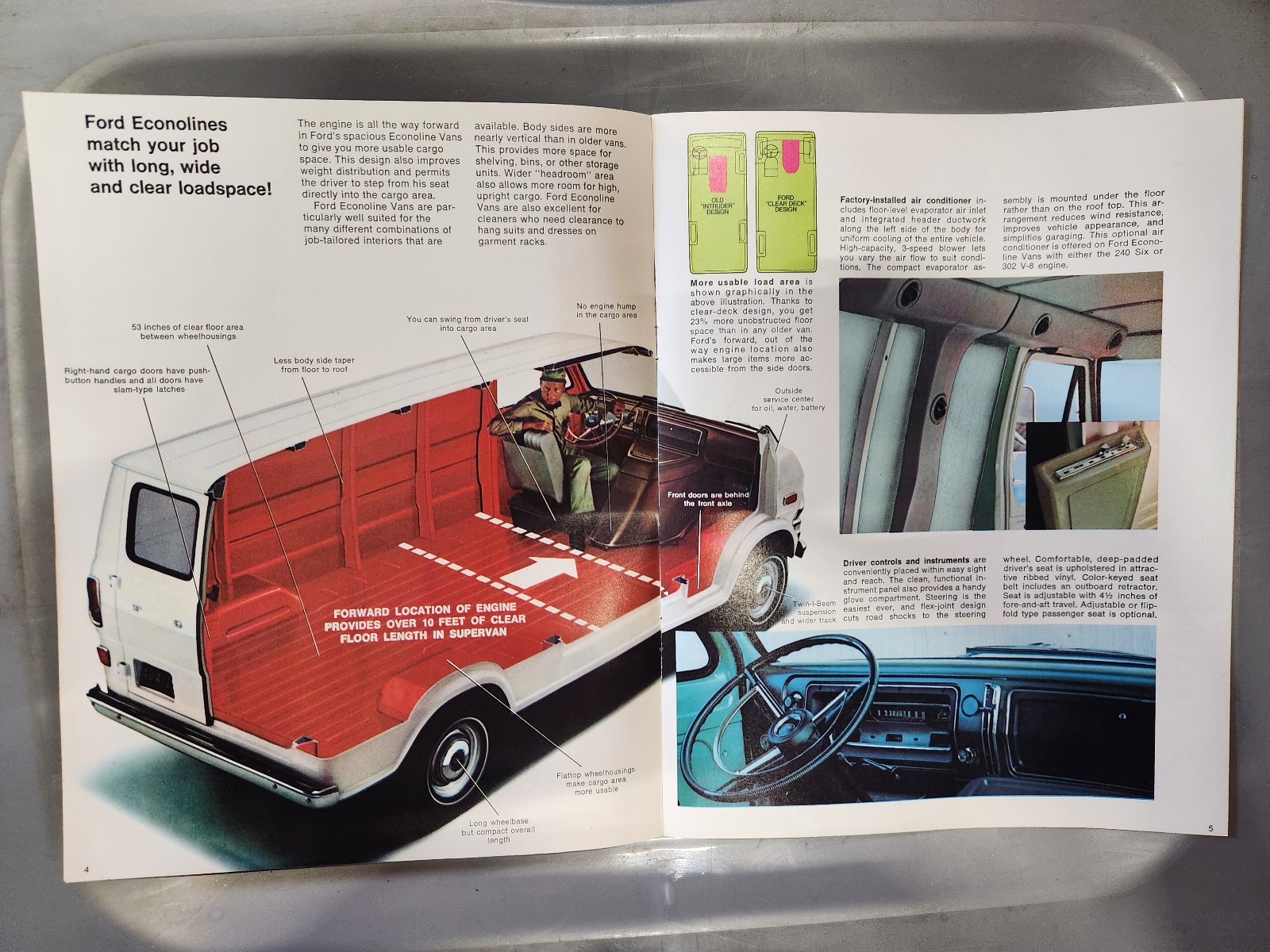 1970 Ford Econoline Vans Sales Brochure - E-100/200/300