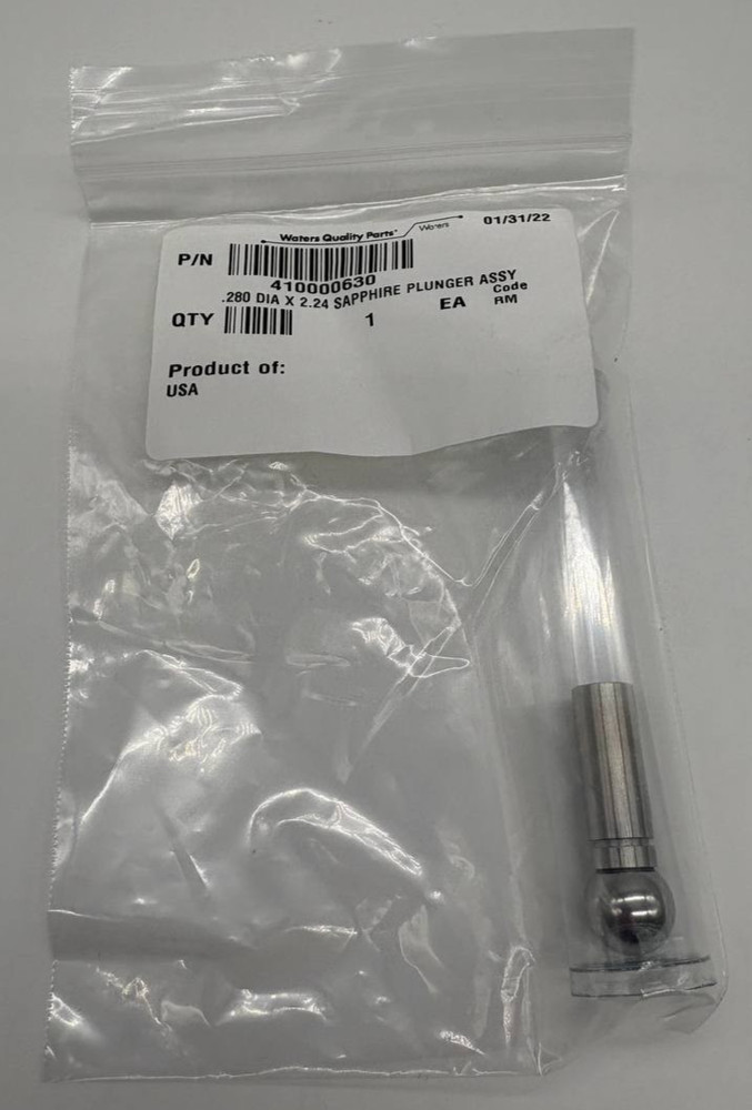 Waters Plunger Assembly 410000630 — NEW