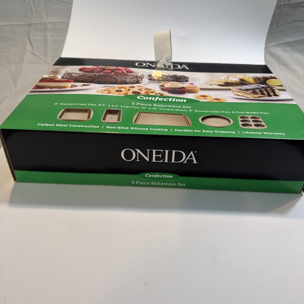 Oneida Confection 5 Piece Bakeware Set New