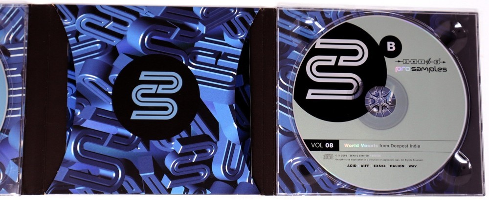 Zero-G Pro Samples 08 World Vocals Sample Library/Sound Library/Sampling 2 CD