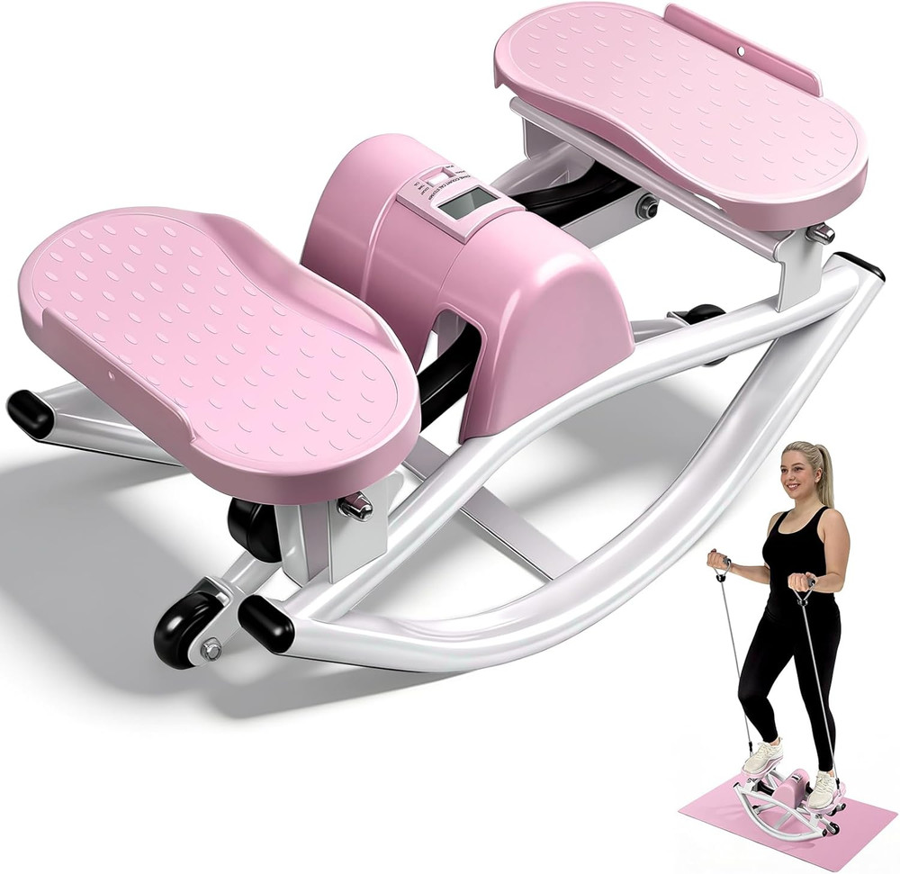 Rock Stepper Side to Side Low Impact Stair Stepper, Side Steppers for Exercise a