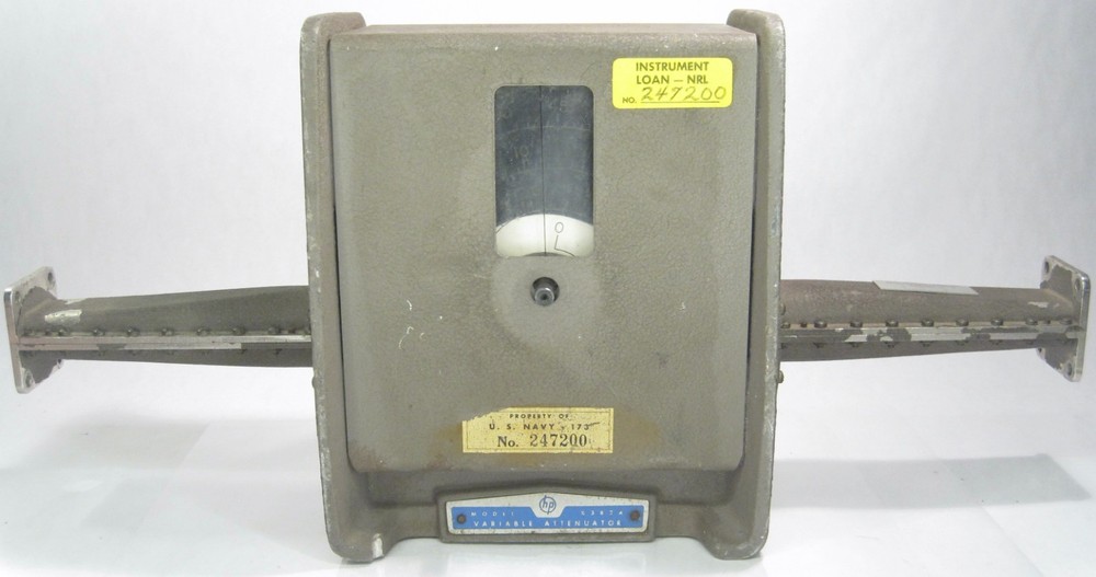 Hewlett-Packard HP Vintage Variable Attenuator Model X387A Surplus Used