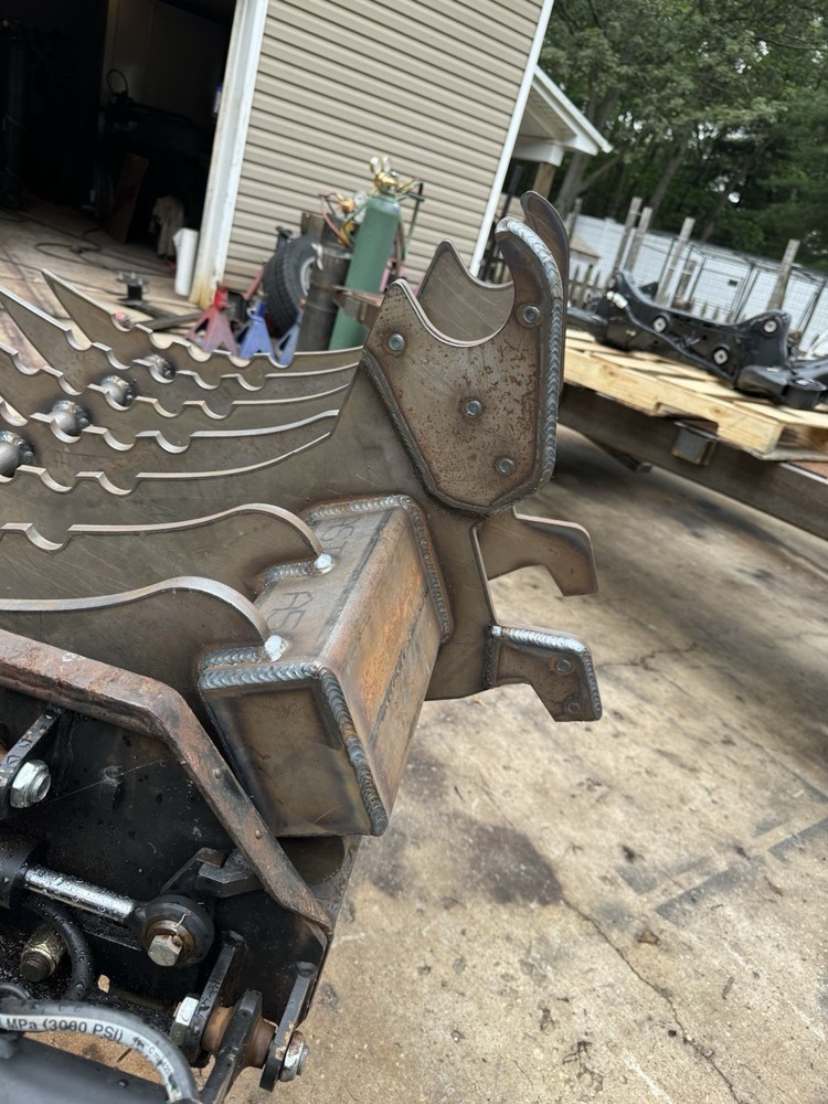 John Deere Wedge Lock Excavator Rake Attachment