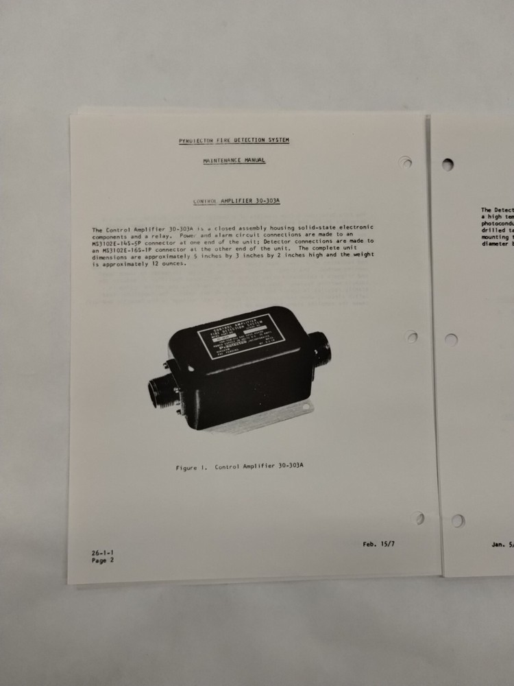 Chloride Pyrotector Fire Detection System Maintenance Manual-Original