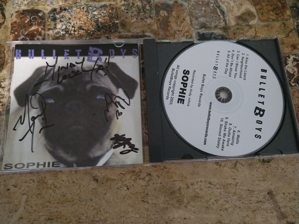 Signed bullet boys Sophie - CD autographed