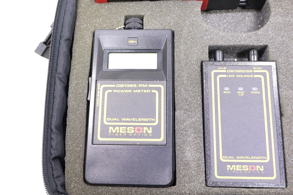 Meson Fiber Optics Power Meter & Source Testing Kit