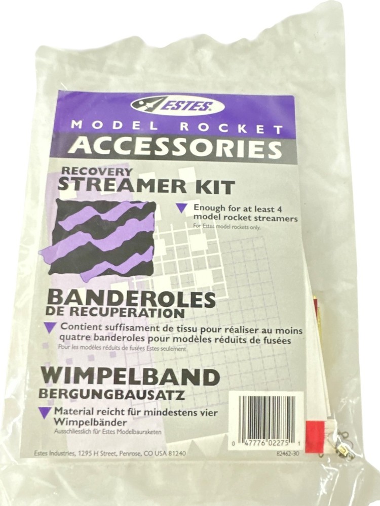Estes Recovery Streamer Kit Model Rocket Accessories