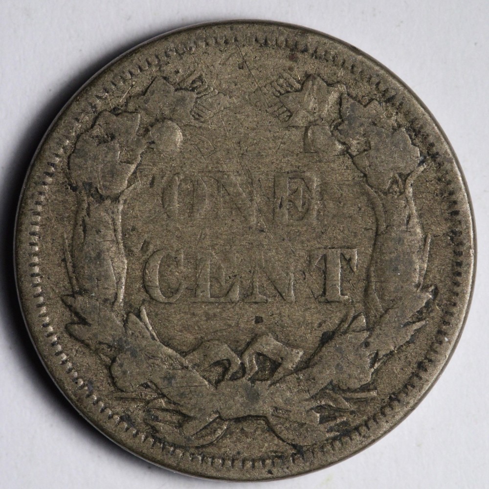 1858 SL Flying Eagle Cent Penny FINE E273 GKQZ