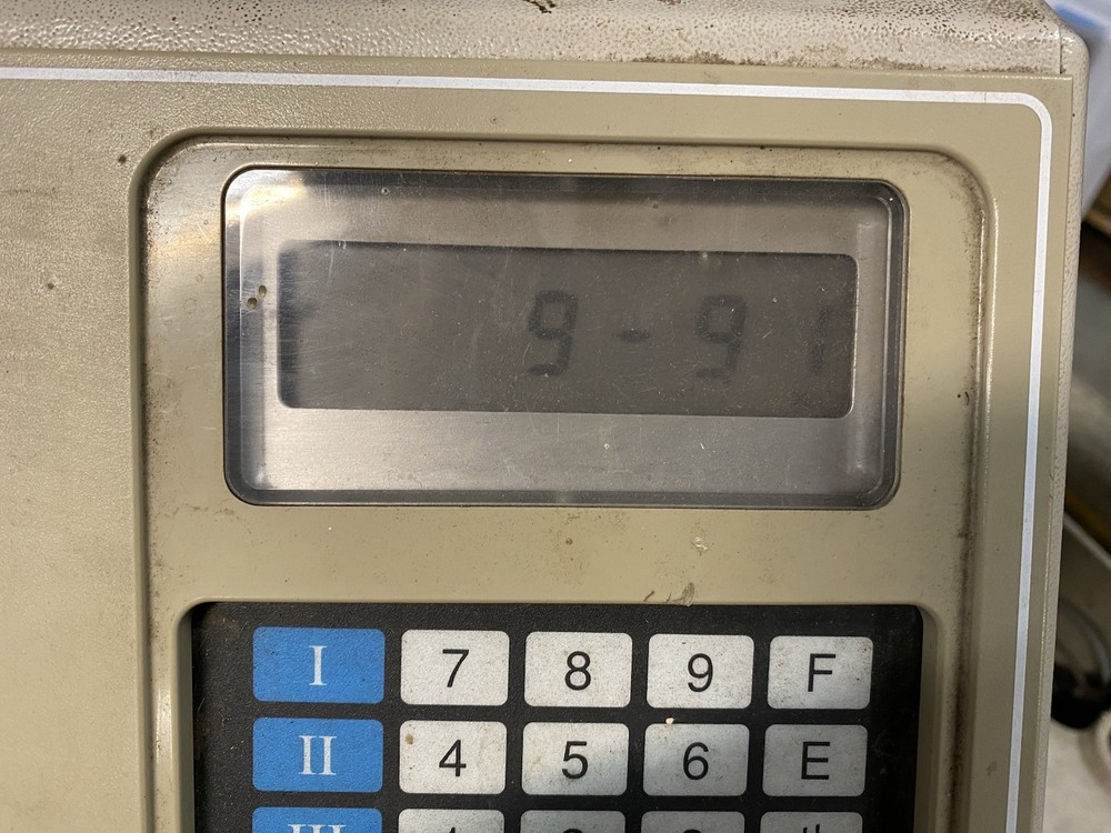 Amano Microder MJR7000 Digital Computerized Employee Time Punch Card - UNTESTED