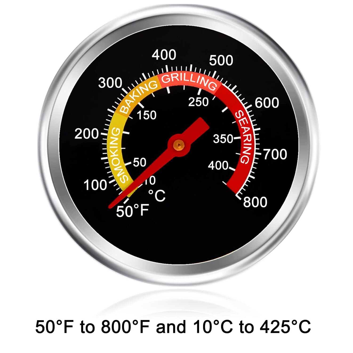 Barbecue Temperature Thermometer Gauge BBQ Grill Smoker Pit Thermostat BBQ Tool