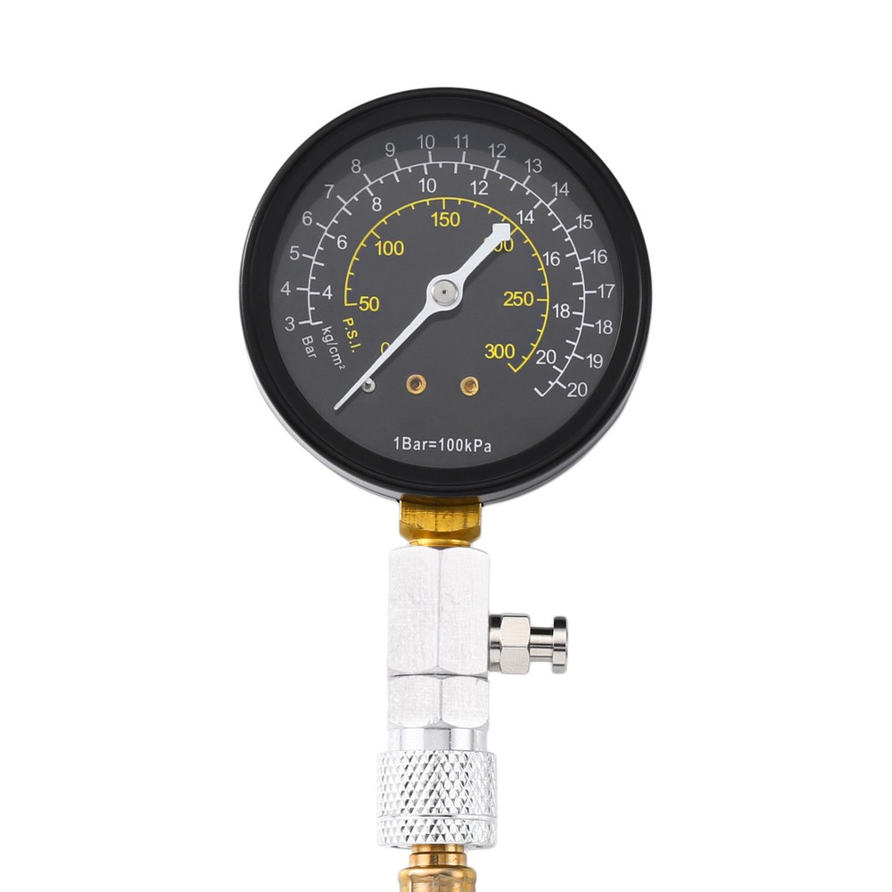 Engine Cylinder Compression Gauge Tester Kit Gas Engine Diagnostic Testing Tool
