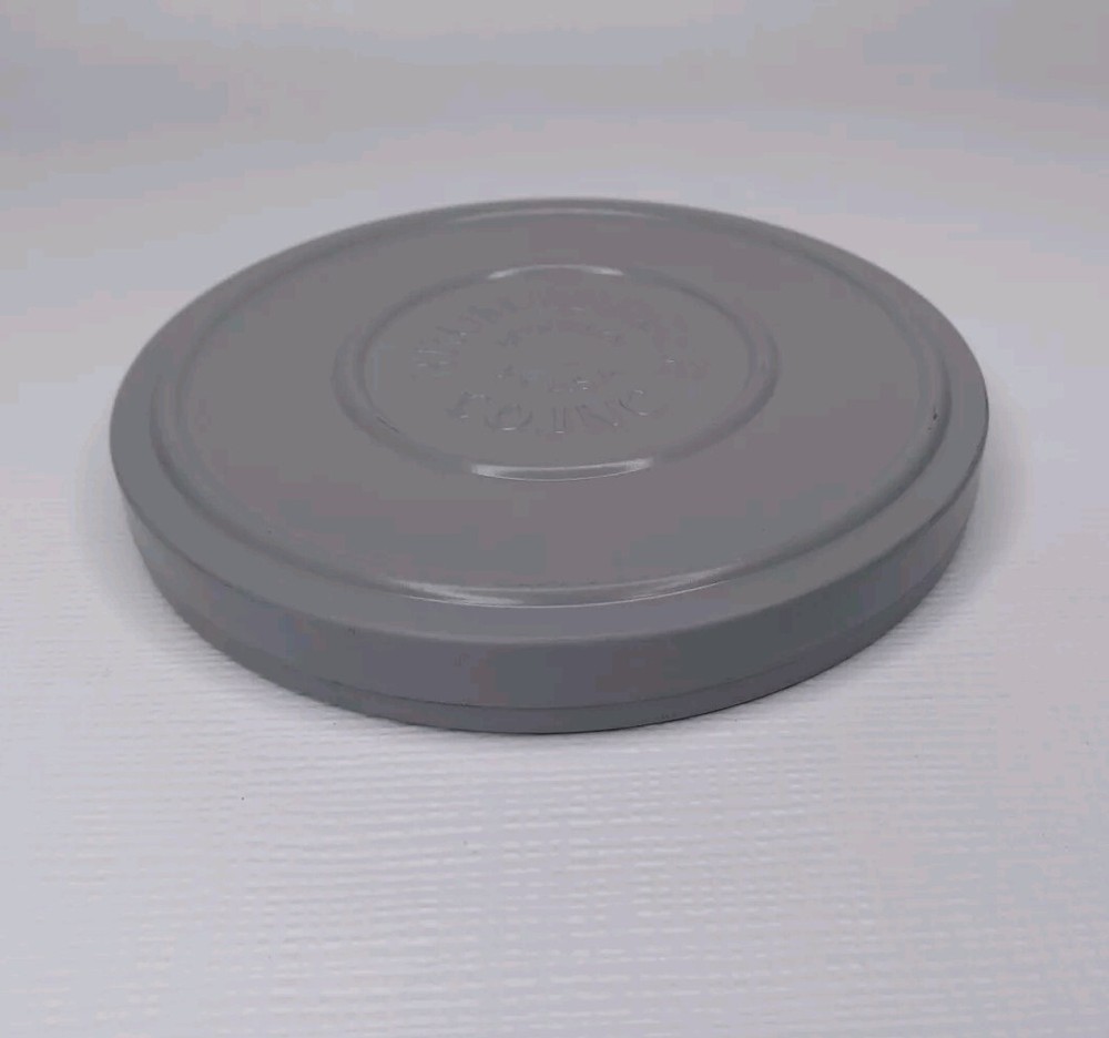 Brumberger 5" Grey Metal Reel Case