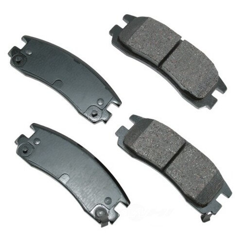 Rear Disc Brake Pad Set AKEBONO ACT814 for Chevrolet, Pontiac, Buick