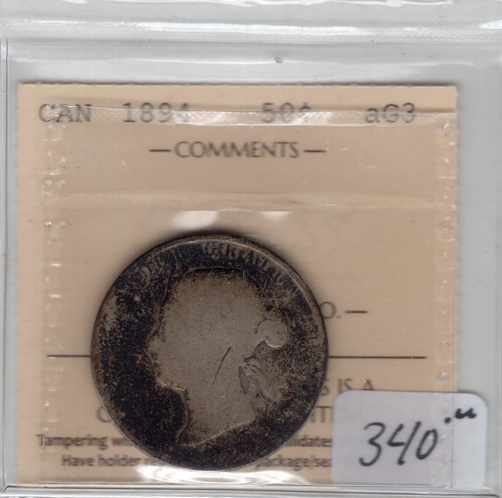 CAN  1894 50 cent aG3