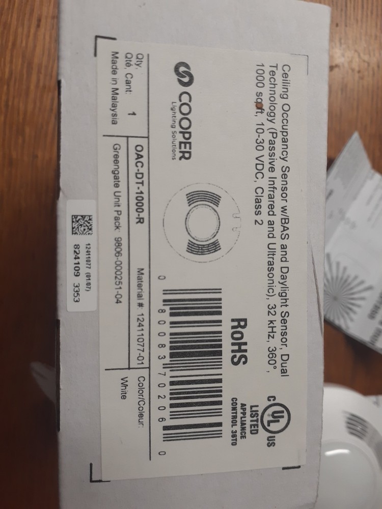 Greengate Dual Technology Ceiling Mounted Low Voltage Occupancy Sensor