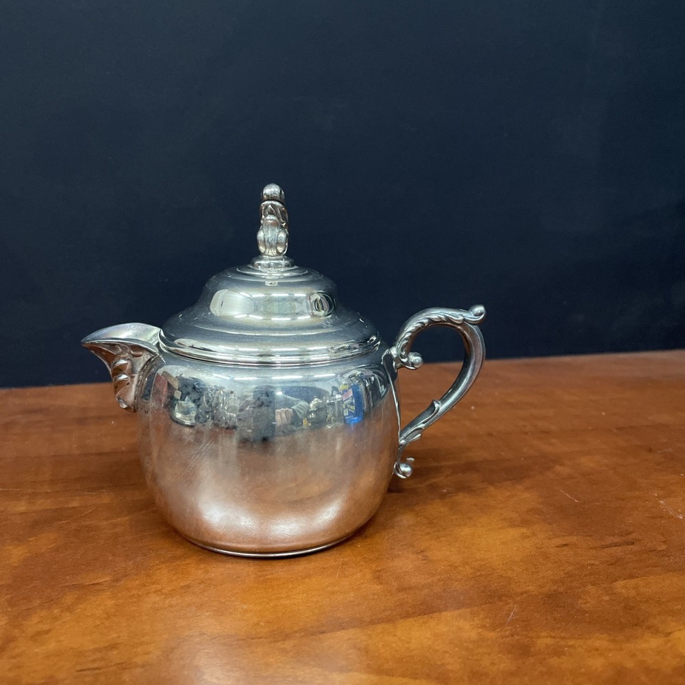 Vtg 5pc Wm A Rogers Silverplate Tea Pot Set