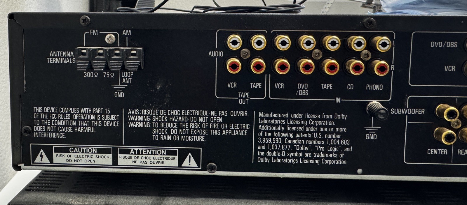 CARVER CT-26v A/V Preamplifier/Tuner