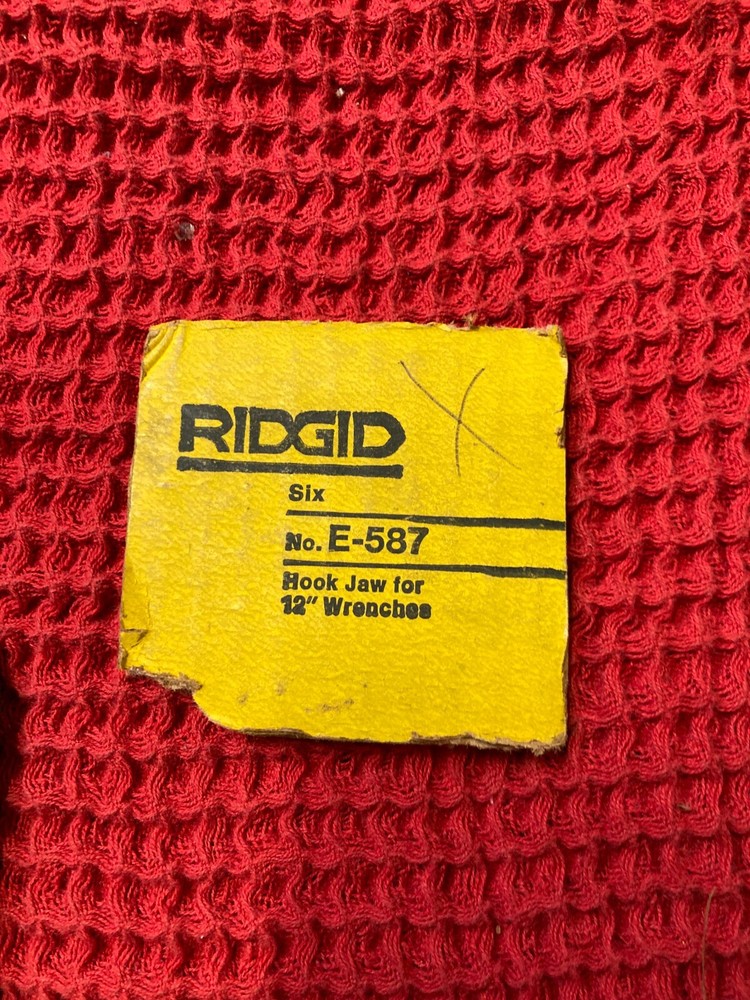 Ridgid E587 12" HOOK JAWS for 12 inch pipe wrench