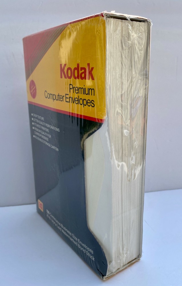 Kodak Premium Computer Printer 100 Continuous-Feed Business Size Envelopes ~ New