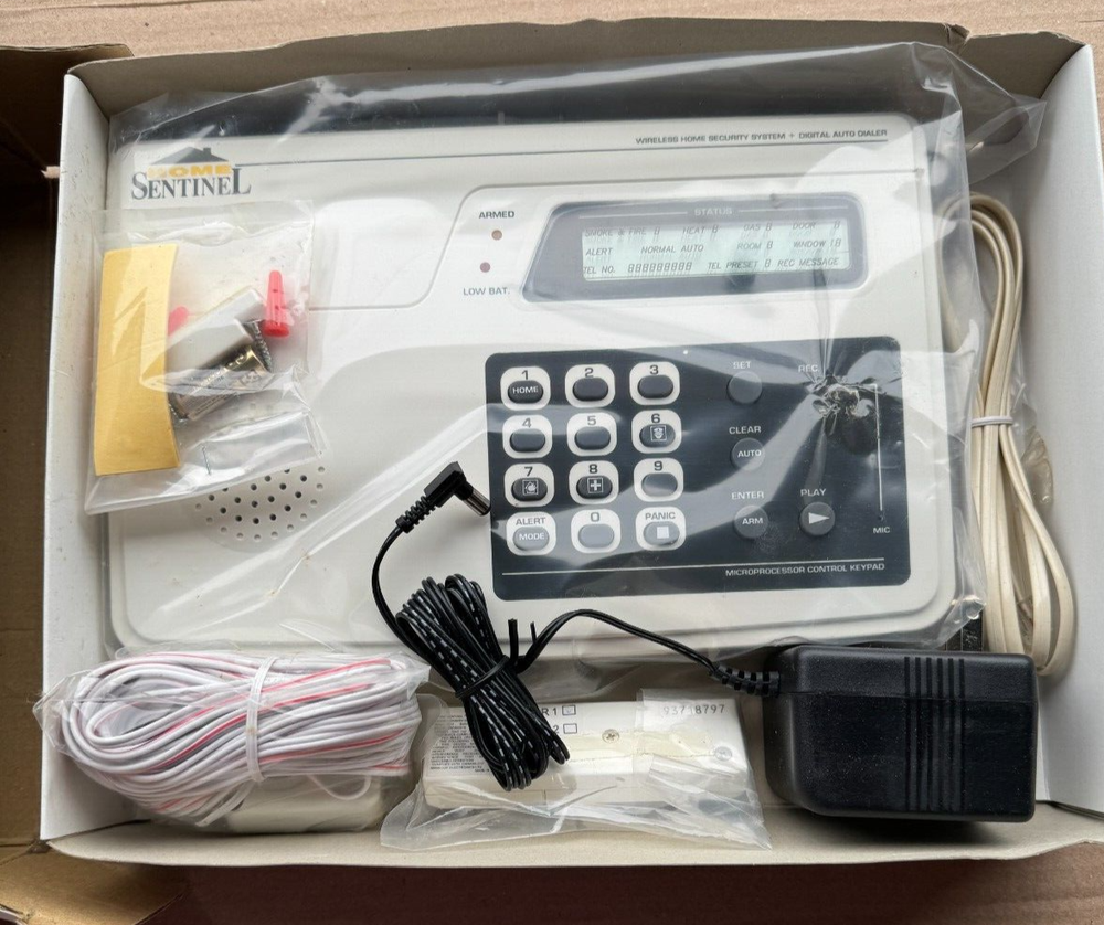 Home Sentinel Multiple Entry Wireless Home Security System Burglar Alarm Kit