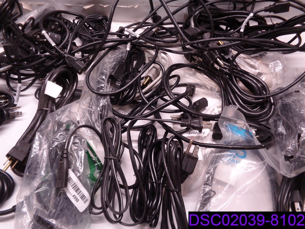 Qty = 49: Electronics Adapters and Cables Mixed Lot