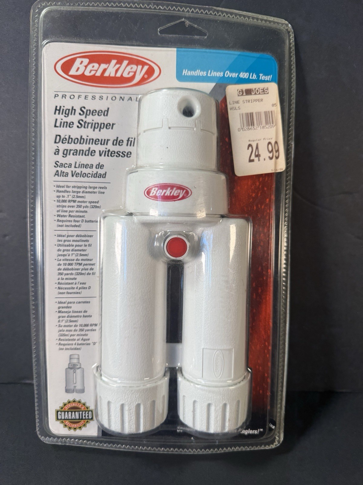 Vintage Berkley Professional High Speed Fishing Line Reel Stripper Sealed New