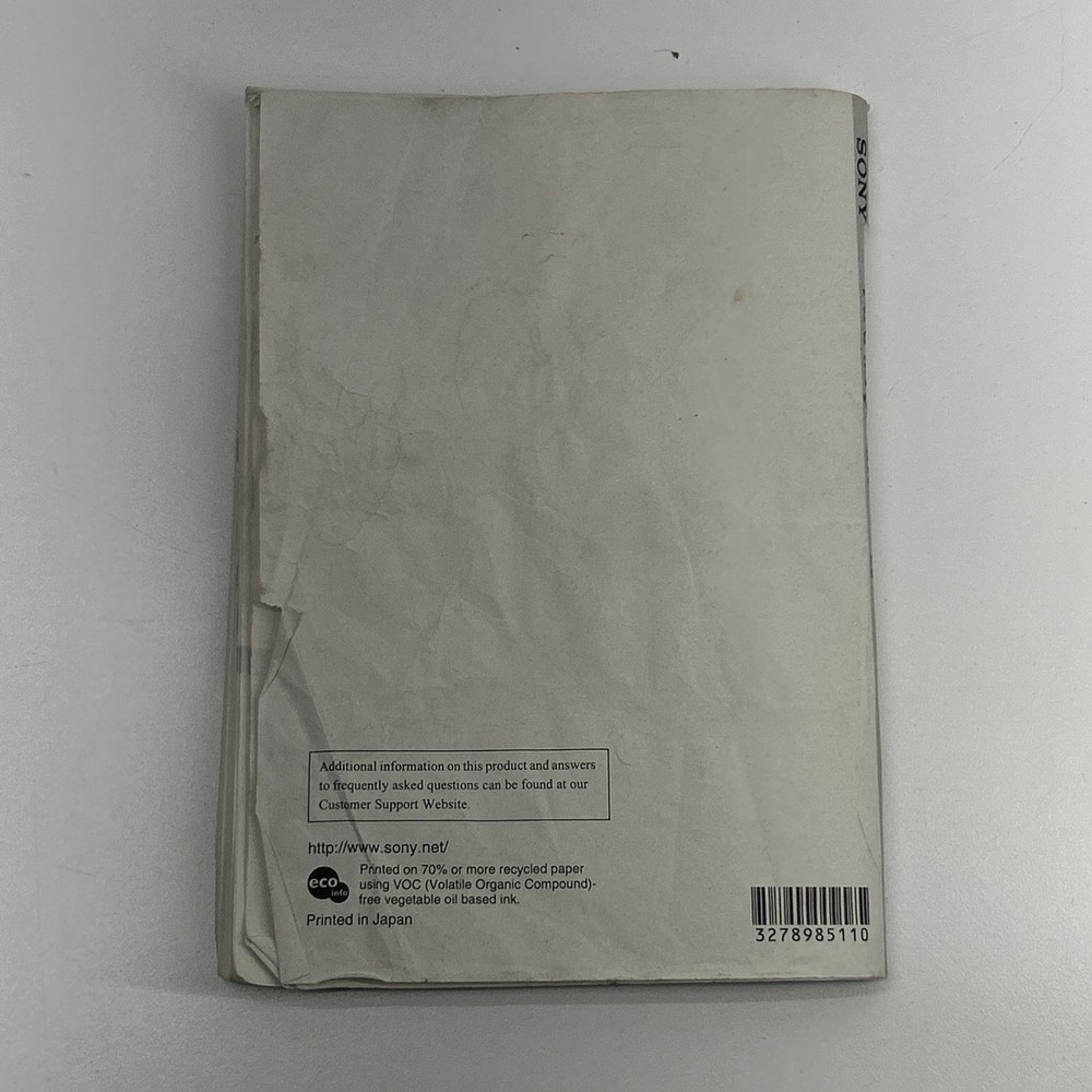 Sony Handycam DCR-HC62 Operating Guide- Manual