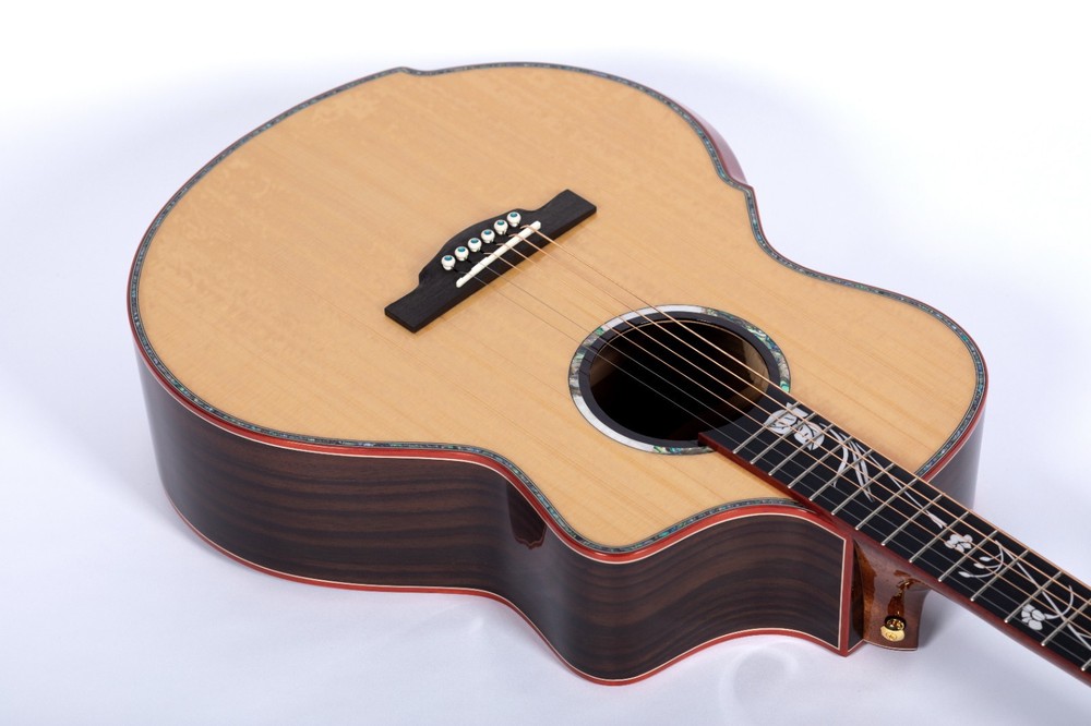 STANSEN T-920C high-quality acoustic guitar, solid spruce top