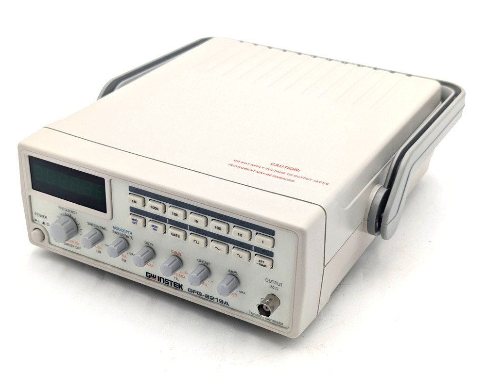 GW INSTEK GFG-8219A Function Generator, 3MHz, 6-Digits, Analog