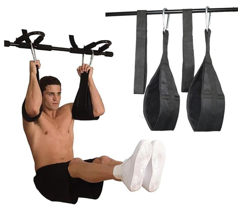 Hanging Ab Straps Exerciser Ab Slings Strap for Pull Up Straps Bar Abdominal ...