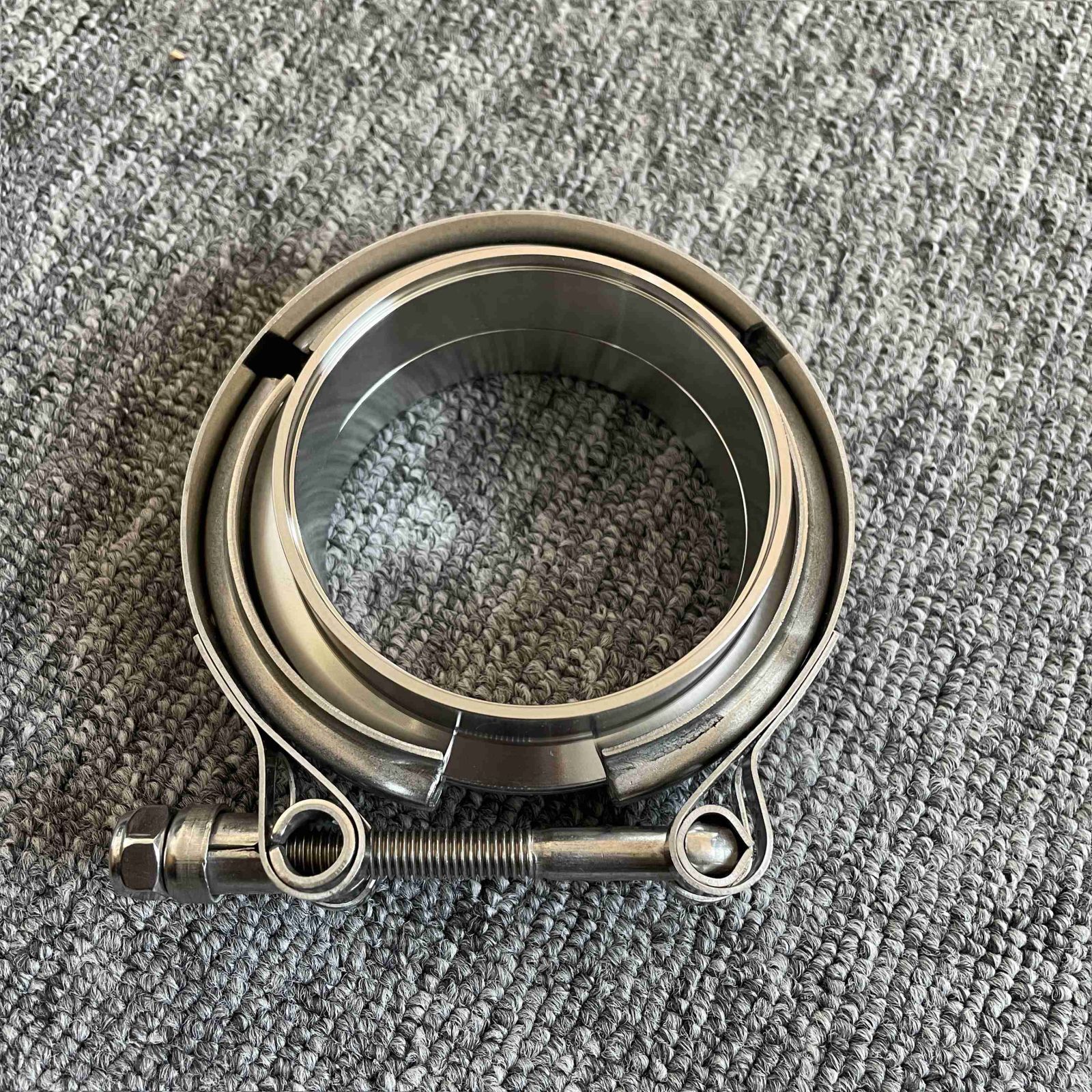 3 Inch 3.0" V Band Clamp Stainless Steel with Flange Male Female Mild Steel