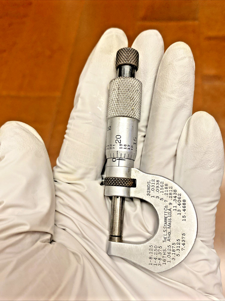 L.S. Starrett 232 Outside Micrometer