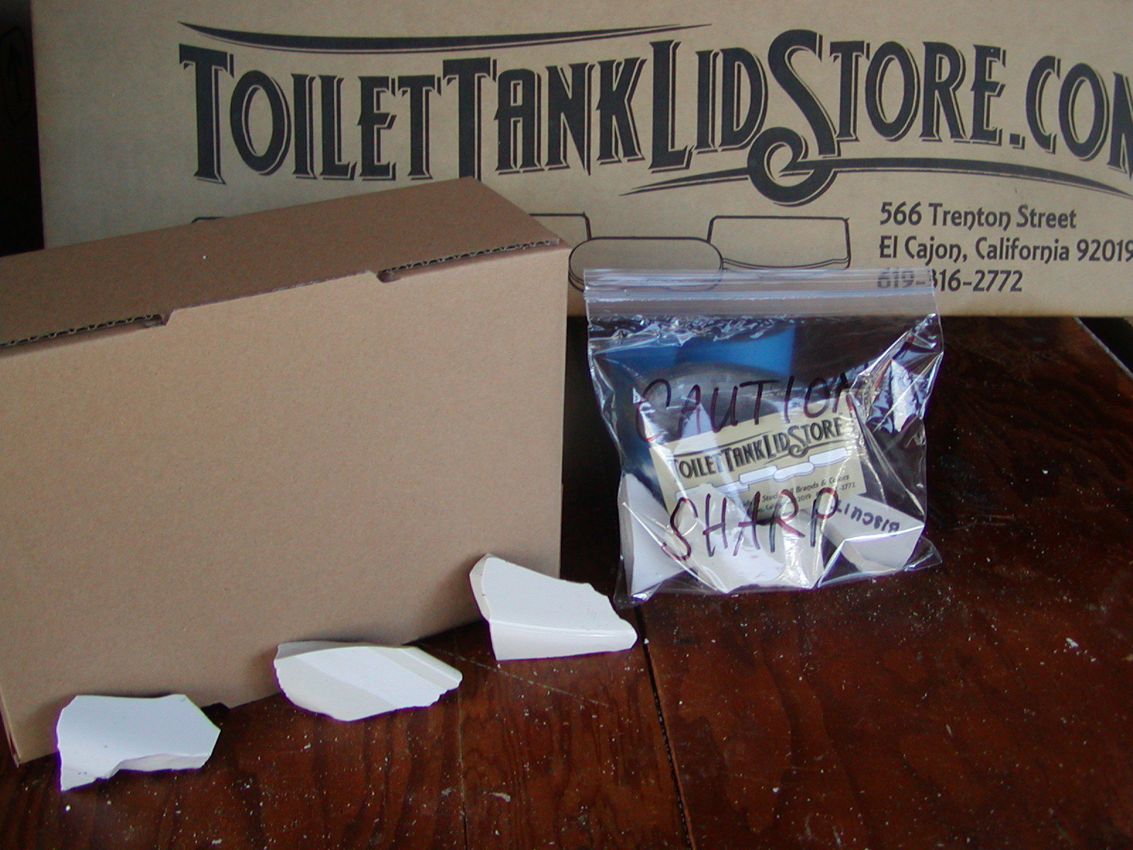 Sample Kit of Chips to identify Kohler Toilet Colors Almond, White, and Biscuit