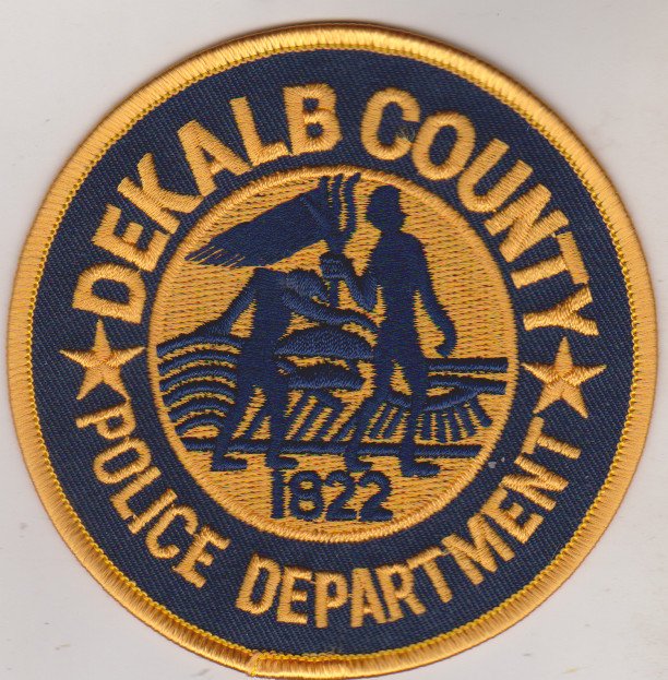 Dekalb County GA Police non shield shape patch