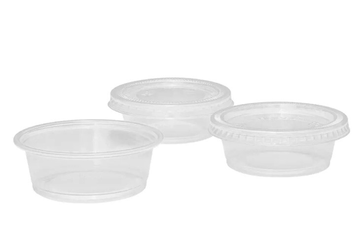 Karat 1.5oz PP Plastic Portion Cups - Clear - 2,500 ct, FP-P150-PP