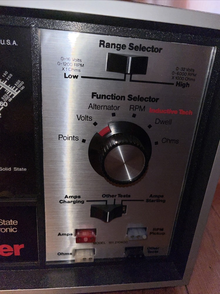 Vintage sears craftsman Model 161. 210400 Engine Analyzer NOS