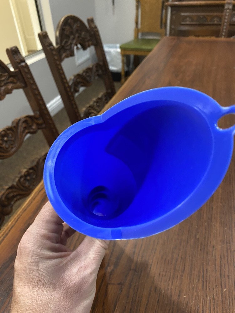 FloTool 11” Spill Saver Multi-Purpose Funnel, Blue #10701