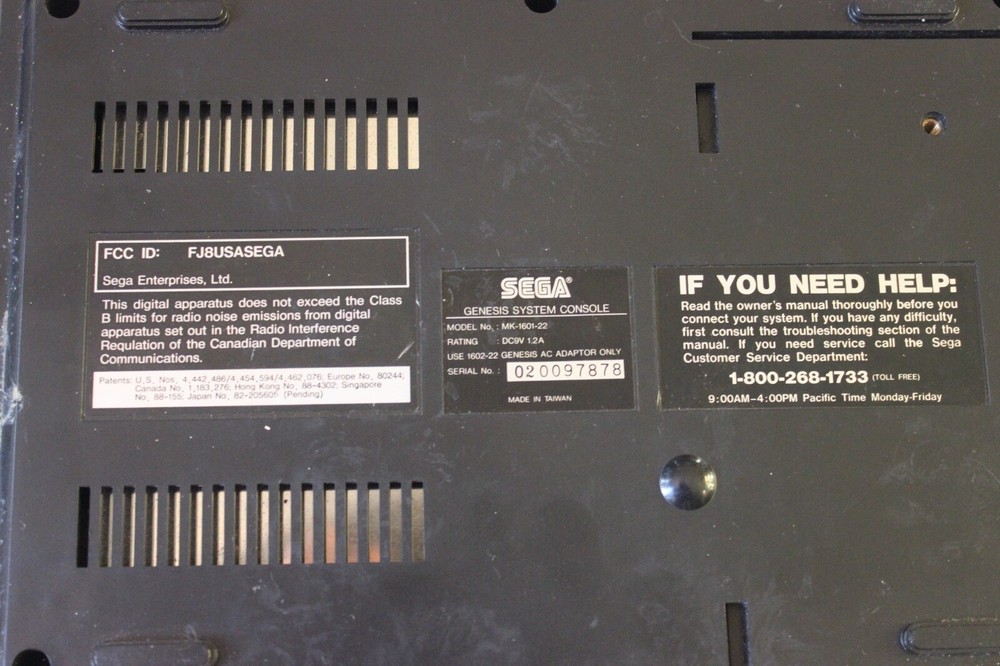 Sega Genesis 16 Bit & Atari 2600 Consoles - Not Tested